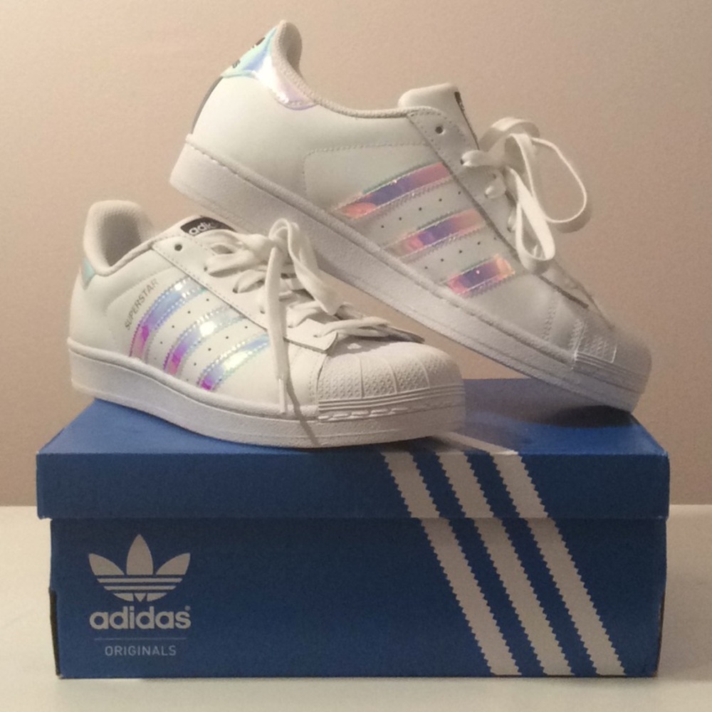 Holographic Adidas Superstars (Superstar J)